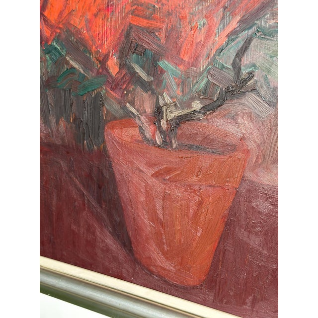 Rune Bohl, Flower Still Life, 1948, Oil on Panel, Framed For Sale - Image 13 of 18