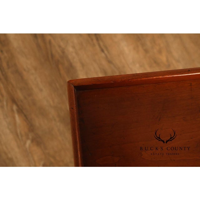 Chippendale Style Cherry Butler Tray Side Table For Sale In Philadelphia - Image 6 of 18