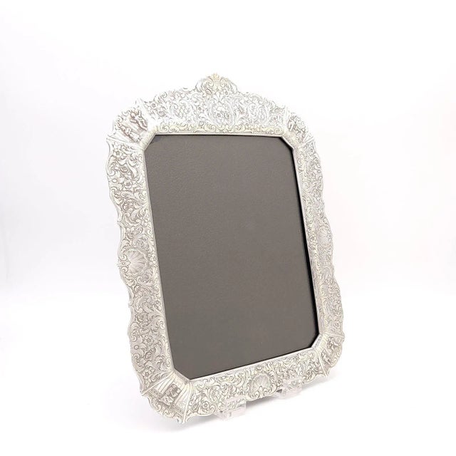 Silver Dutch Silver Plate Picture Frame, Circa 1930 For Sale - Image 8 of 8