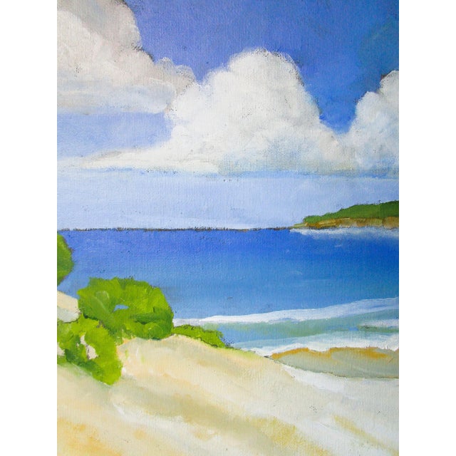 Pacific Dunes Lynne French 11x14 California Coast Landscape Oil Painting For Sale - Image 4 of 5