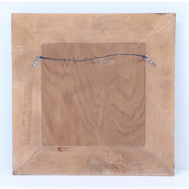 Modern A Modern Silver Gilt Carved Wood Mirror. For Sale - Image 3 of 5