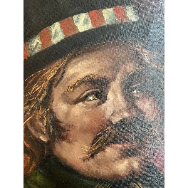 I. Tomig, L'homme et la chope de bière, Oil on Canvas, Framed For Sale - Image 4 of 12