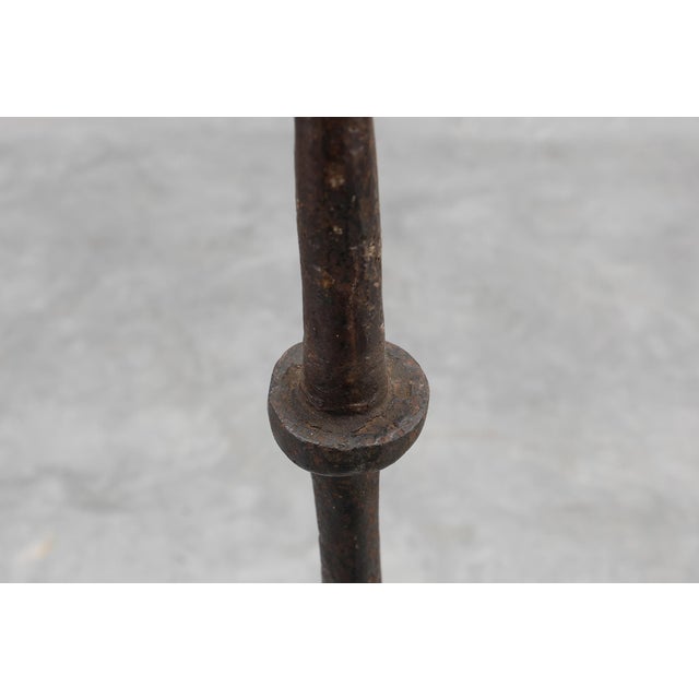 15th Century French Hand-Forged Iron Torchere For Sale - Image 5 of 11