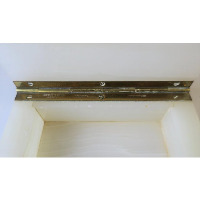 English Onyx Marble Jewelry Box For Sale - Image 10 of 12