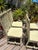 Antique White Mid-Century Modern-4-Italian Made Chairs For Sale - Image 8 of 8