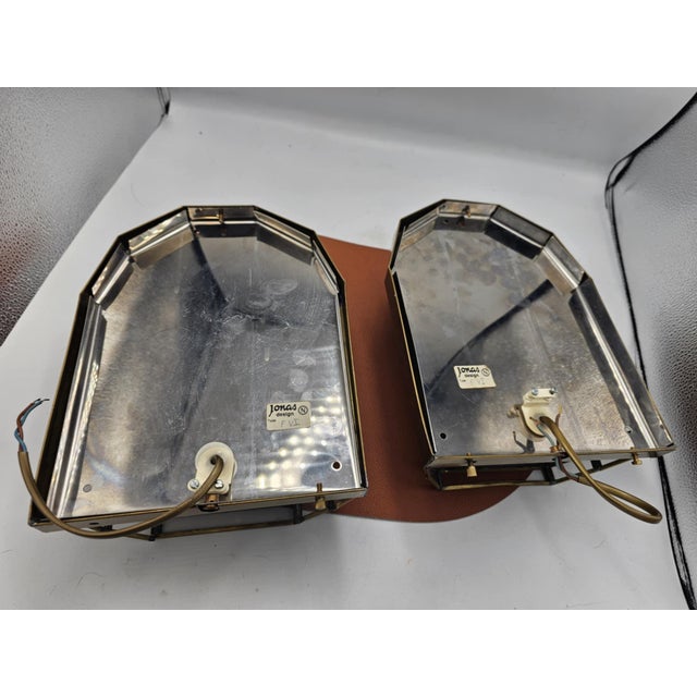 Brass Wall Lamp by Jonas Design, 1970s For Sale - Image 6 of 8
