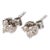 Rocks With Soul White Gold Trio Diamond Stud - 2 Pieces For Sale