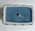 Mid Century Modern Cornflower Blue Ceramic Planter For Sale - Image 16 of 17
