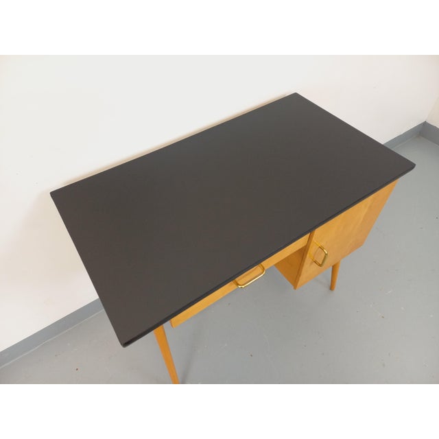 1960s Vintage Baumann Wooden Desk, 1960s For Sale - Image 5 of 18
