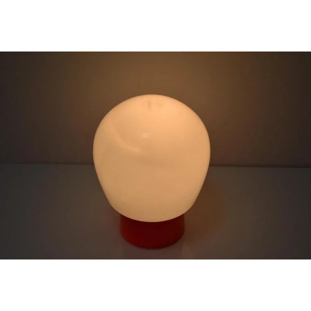 Mid-Century Glass Table Lamp by Stepan Tabera, 1970s For Sale - Image 9 of 11