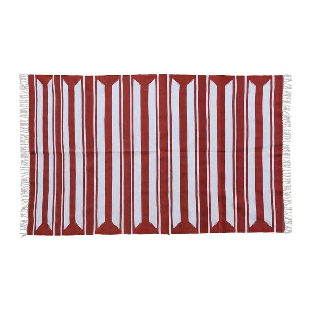 Not Yet Made - Made To Order Zuri Rug, 4x6, Brick Red For Sale - Image 5 of 5