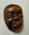 Antique Japanese Hand Carved Boxwood Netsuke Noh Mask Hyottoko Sculpture For Sale - Image 4 of 10