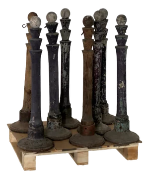 Pillars in Fir, Set of 8