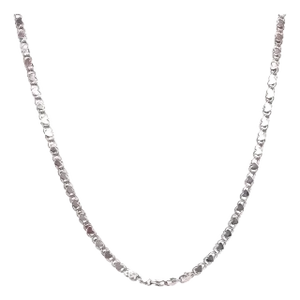 14 Karat White Gold Fancy Link Necklace