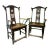 1800s Antique Chinese High Back Armchairs- a Pair For Sale