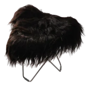 Iceland Flying Goose Footstool by Cuero Design