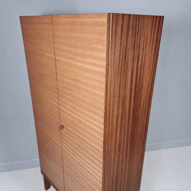 Vintage Wardrobe in Beech, 1970s For Sale - Image 9 of 11