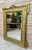Rectangular Gold Hand Carved Wooden Mirror, 1960 For Sale - Image 11 of 18