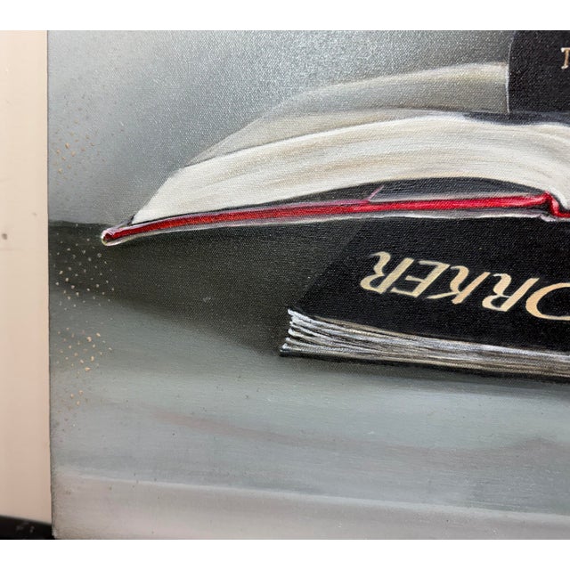 Original Contemporary Realism Gail Chandler Oil Painting Still Life Books Art For Sale - Image 10 of 16
