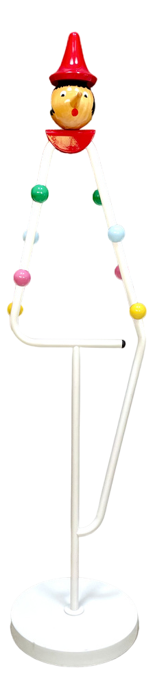 Large Italian Pinocchio Coat Rack from Giocattoli Galetti Milano, 1950s