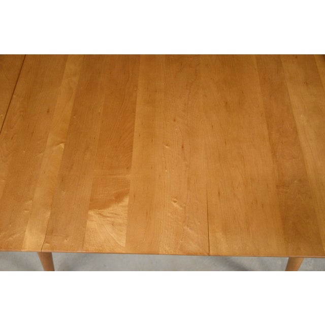 Wood 1950s Refinished Paul McCobb Planner Group Maple Dining Table For Sale - Image 7 of 9