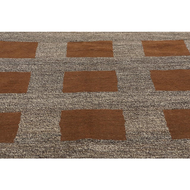 Late 20th Century Vintage Persian Gabbeh Rug - 06'08 X 06'06 For Sale - Image 5 of 9