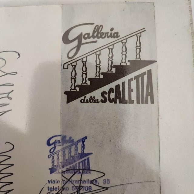 After Beppe Serafini, The Sailor's Rest, 1980, Oil on Cardboard, Framed For Sale - Image 15 of 17