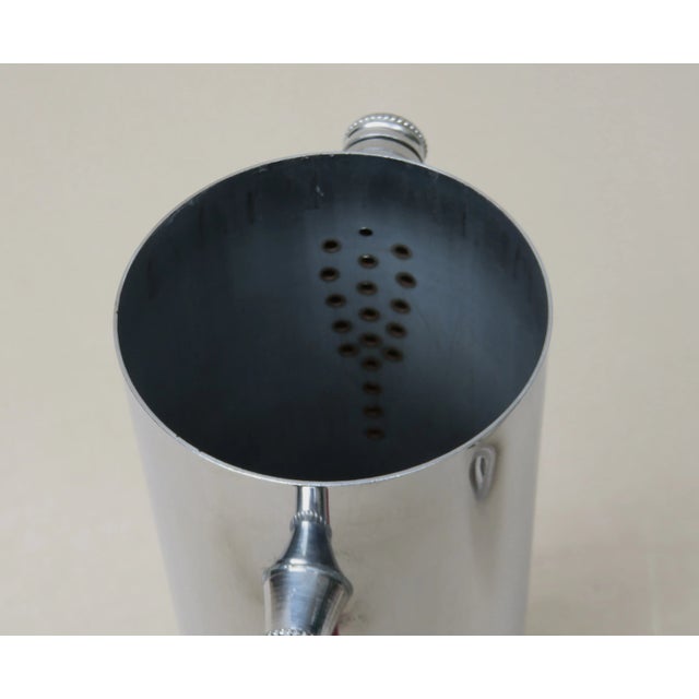 Vintage Art Deco Chrome-Plated, Red Catalin & Stainless Chrome Shaker For Sale - Image 12 of 16