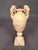 19th Century French Hand-Carved Marble Table Lamp With Floral & Grape Vine Motifs For Sale - Image 12 of 16