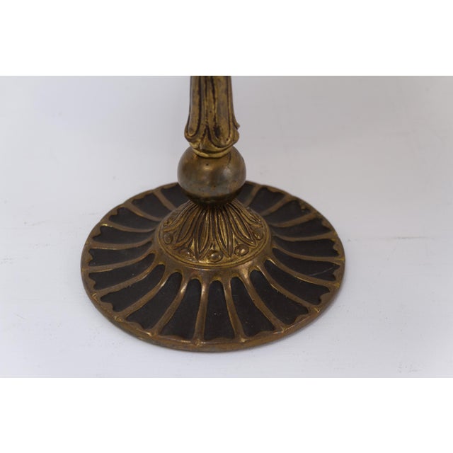 Art Deco Danish Brass Table Lamp, 1930s For Sale - Image 4 of 15
