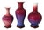 20th Century Set of Three Chinese Flambé Glazed Porcelain Vases For Sale