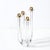 Mid-Century Modern Mid-Century Crystal & Brass Amorphic Four Arm Candelabra Signed Schneider For Sale - Image 3 of 10