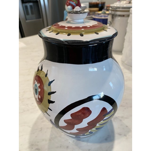 A truly special find, this Starbucks x Sberna Deruta Italy hand-painted owl canister combines charming design with the...