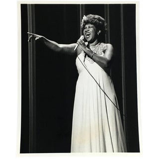 Vintage Aretha Franklin Photograph 1970s For Sale