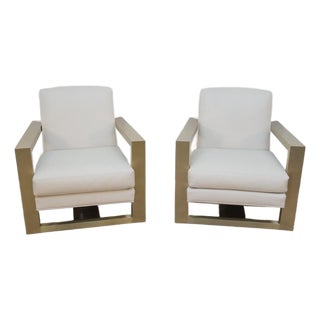 Thayer Coggin X Milo Baughman Roger Lounge Chair For Sale
