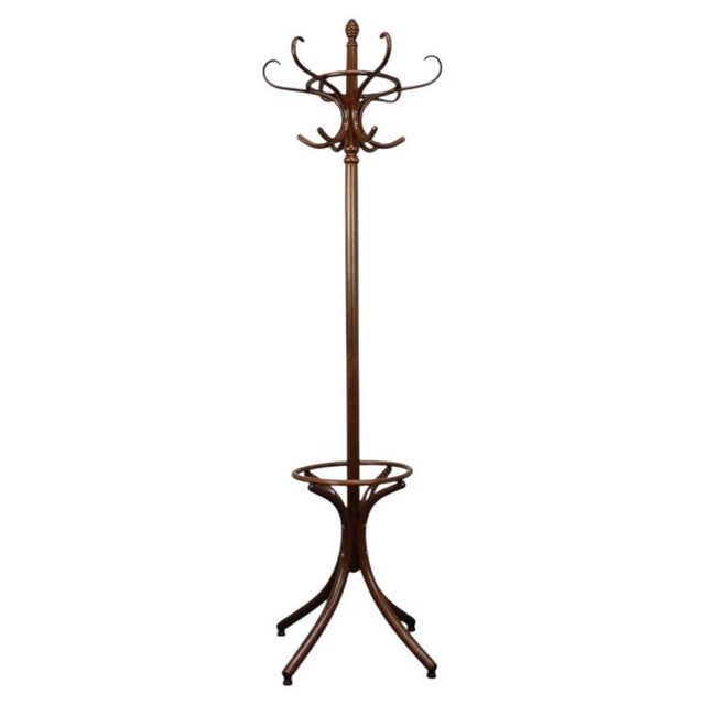 Vintage Bentwood Coat Rack by Michael Thonet for Thonet, Czechoslovakia, 1970s For Sale - Image 11 of 11