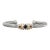 David Yurman Renaissance Cuff Bracelet Garnet Iolite Sterling Silver 14k Gold For Sale
