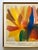 This Morris Louis rare vintage 1992 lithograph print Mid Century Modernist custom framed Abstract Expressionist museum...