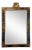 19th Century Large Antique Florentine Gilt & Ebonized Frame Mirror For Sale