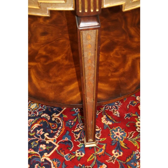 Theodore Alexander Eglomosie Mahogany Two Drawer Center Table For Sale - Image 10 of 14