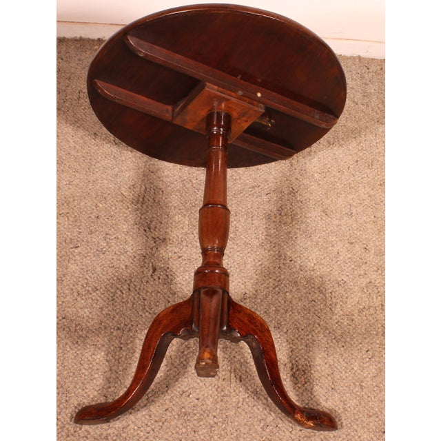 Small Early 19th Century Mahogany Tea Table For Sale - Image 9 of 10