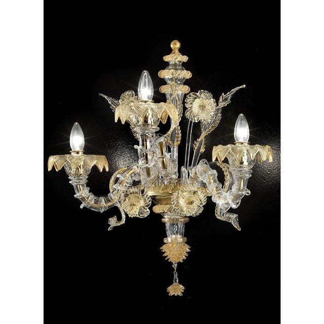 Italian Murano Glass Chandelier by Simoeng For Sale - Image 4 of 9