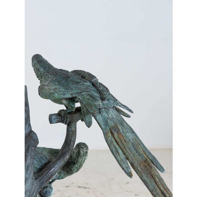 Bronze Sculpture of Three Parrots, Italy Mid 20th C. For Sale - Image 17 of 18
