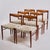 Dining Chairs in Teak and Upholstery by Henry W. Klein for Bramin, 1960s, Set of 6 For Sale - Image 4 of 12