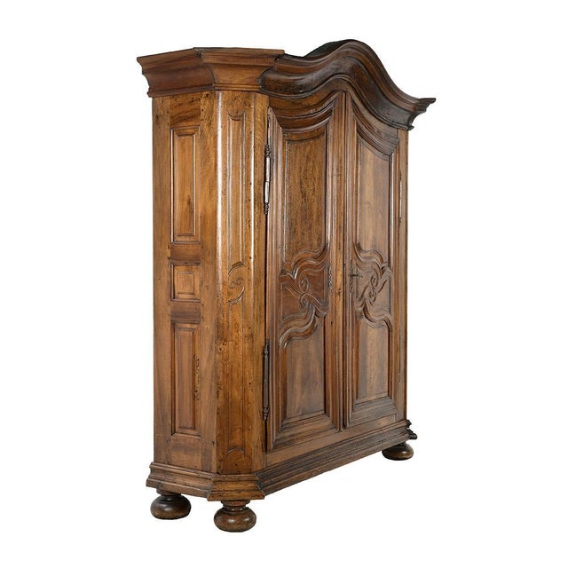 Norman Cabinet in Solid Wood, in Good conditions. Designed before 1890 This piece is designed in the style of the selected...