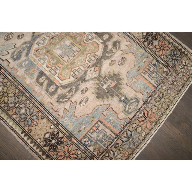 Persian Malayer Square Scatter Size Rug rug no.j5083 For Sale - Image 3 of 7