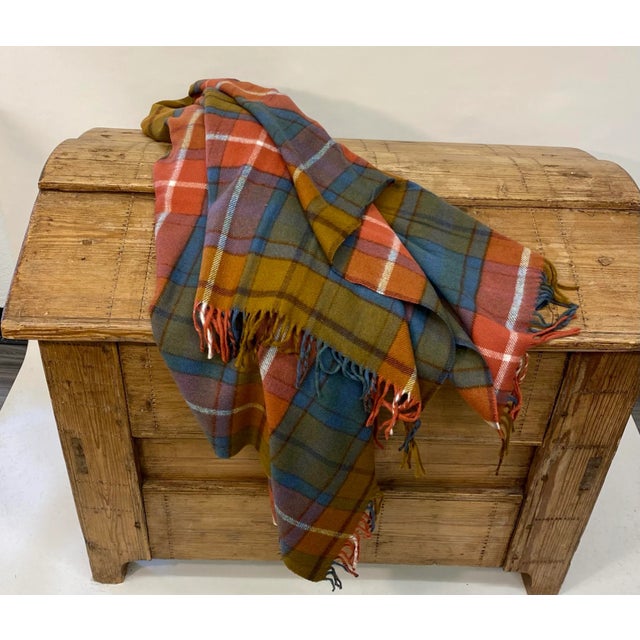 Super Soft Merino Wool Throw In A Colorful Modern Take On The Plaid Pattern. Made in England A versatile throw in a...