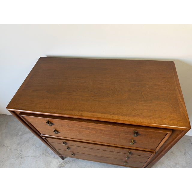 Mid-Century Modern John Stuart “Facade” Highboy Commode For Sale - Image 12 of 18