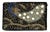 Black Velvet Beaded Peacock Clutch For Sale