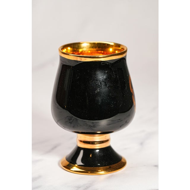 Amazing Vintage Silver Jubilee Commemorative Souvenir Queen Elizabeth II 1977 24kt Gold Lined Goblet Royalty Home Decor For Sale - Image 9 of 11